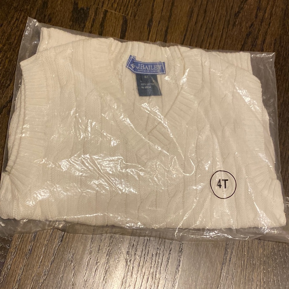 J Bailey (Bailey Boys) Sweater Vest- NWT